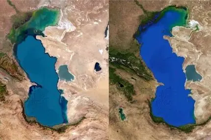 خشک شدن دریای خزر هم تقصیر روسیه است | تحقیقات تازه فاش کرد