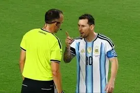 مشاجره غیرمعمول لیونل مسی با داور فاش شد