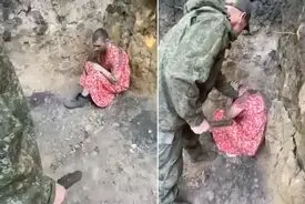 جنجال ویدئوی تحقیر سرباز با لباس زنانه در خط مقدم | ببینید