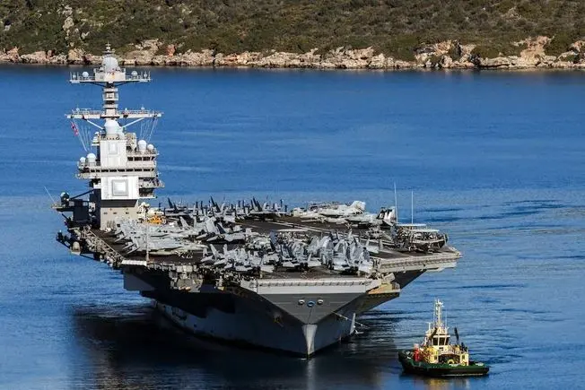 آمریکایی‌ها از جنگ خسته شدند | ملوان‌های آمریکایی ناو جرالد فورد را آتش زدند!