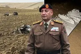 پای موساد به سقوط هواپیمای لیبی در ترکیه باز شد | نصب یک پرچم روی بال هواپیما!