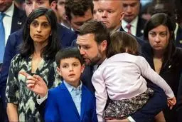 سریال بارداری در کاخ سفید | معاون ترامپ دوباره پدر می‌شود