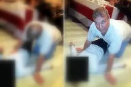 عکس شاهزاده چهار دست و پا بالای یک زن ناشناس!