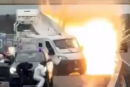 بستن جاده، تیراندازی و انفجار | سرقت هالیوودی از خودروی حمل پول