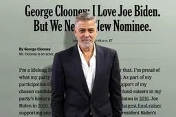 روزی که بایدن، جرج کلونی را نشناخت | بایدن مانند کسی بود که زنده نیست!