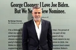 روزی که بایدن، جرج کلونی را نشناخت | بایدن مانند کسی بود که زنده نیست!