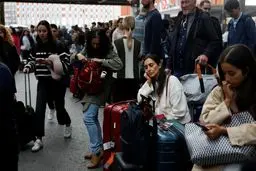 سرقت کابل قطار | سفر هزاران نفر در اسپانیا مختل شد