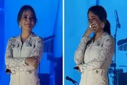 خواننده مشهور ده دقیقه خواند و یکساعت گریه کرد 