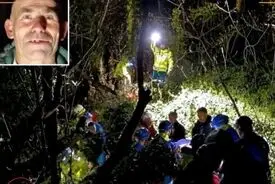 مردِ مست همراه با نیروی امداد به دنبال خودش گشت!