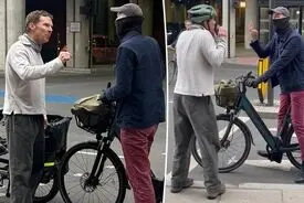 جنجال دعوای خیابانی بازیگر مشهور بر سر دوچرخه!
