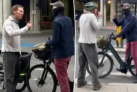 جنجال دعوای خیابانی بازیگر مشهور بر سر دوچرخه!