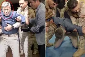 وزیر در برنامه زنده دچار برق‌گرفتگی شد!