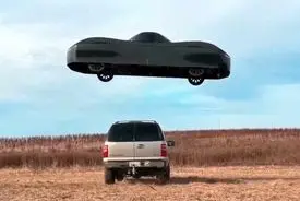 رونمایی از خودرویی که پرواز می‌کند