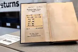 کتاب کتابخانه پس از ۸۲ سال بازگردانده شد