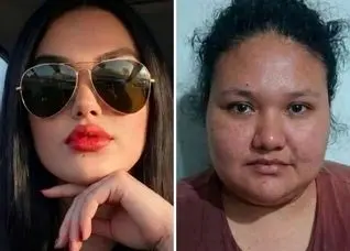 این دو عکس متعلق به یک زن است |  پلیس به خاطر فیلترهای اینستاگرام زن گمشده را پیدا نکرد