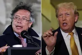 تمسخر ترامپ توسط رئیس‌جمهور کلمبیا: «بیا منو بگیر!»