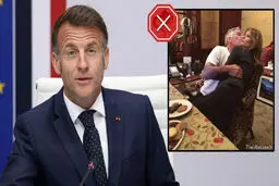 انتقام امانوئل مکرون از ترامپ | انتشار عکس جعلی ملانیا کار مکرون بود؟