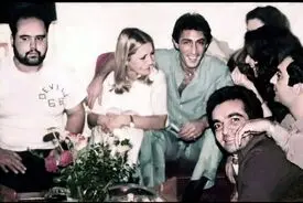  عکس اکبر عبدی کنار گوگوش و خسرو شکیبایی در مهمانی خصوصی 